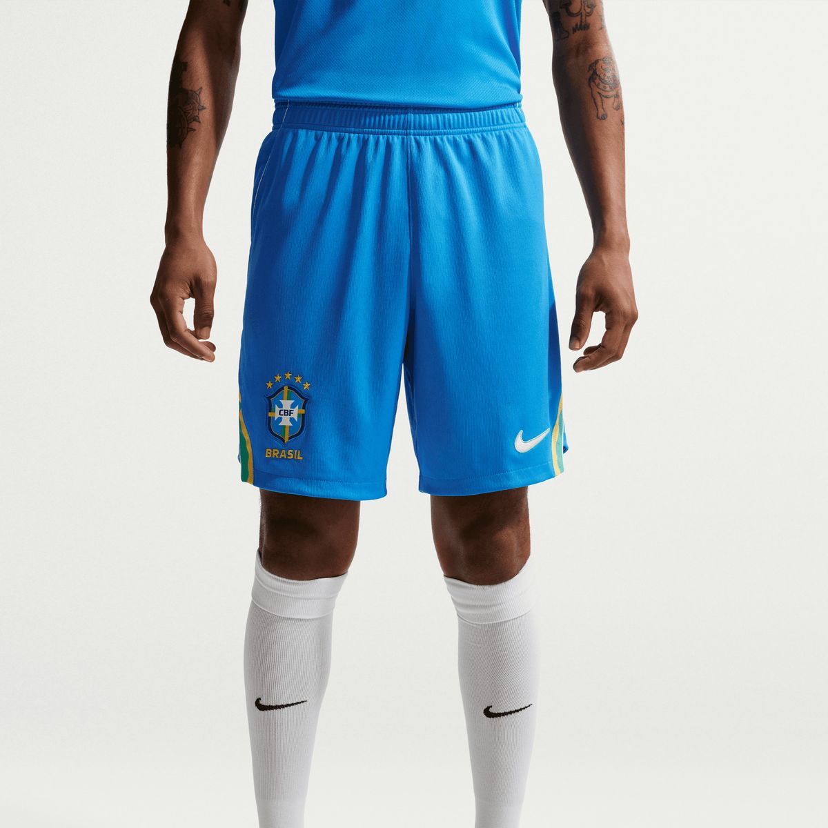 NIKE - Shorts Brasil local 2026 Stadium Azul Hombre - Azul