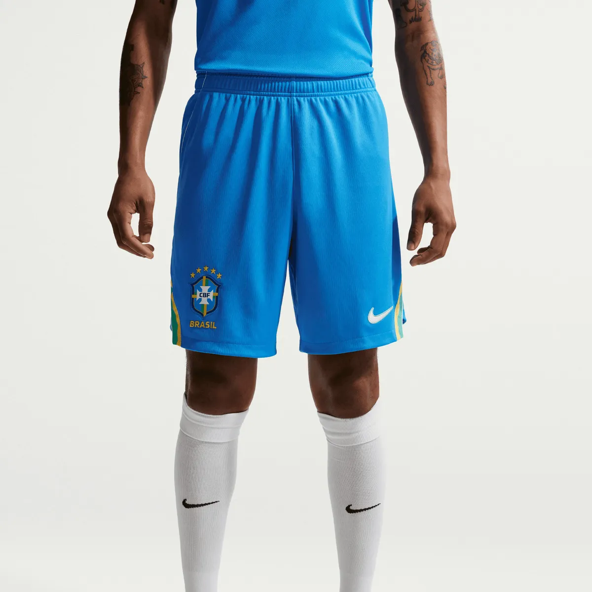 NIKE - Shorts Brasil local 2026 Stadium Azul Hombre - Azul