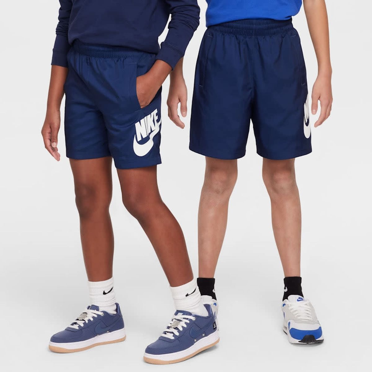 NIKE - Shorts Nike Sportswear Club Azul Niño Unisex - Azul