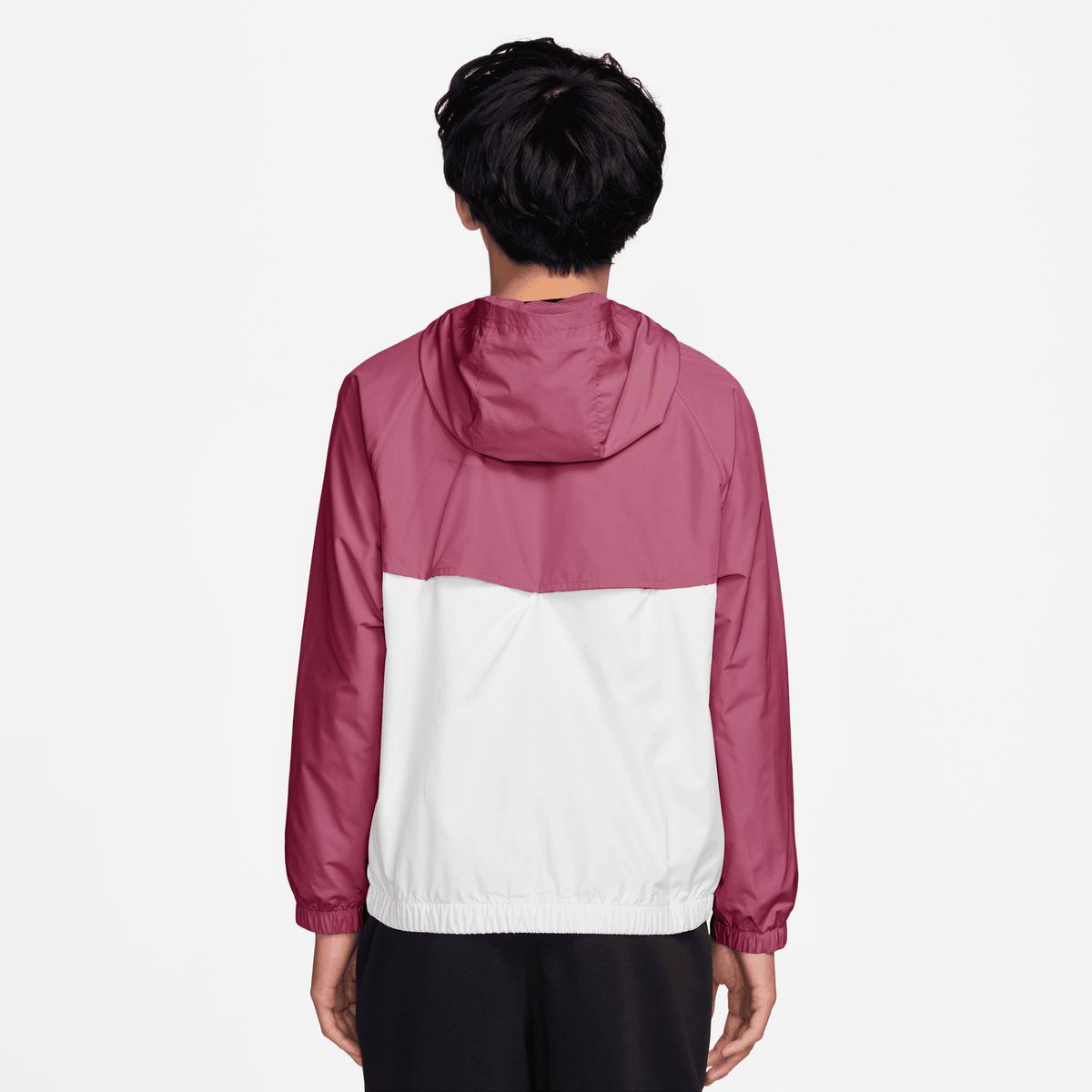 NIKE - Chamarra Nike Sportswear Windrunner Rojo Niño Unisex - Rojo