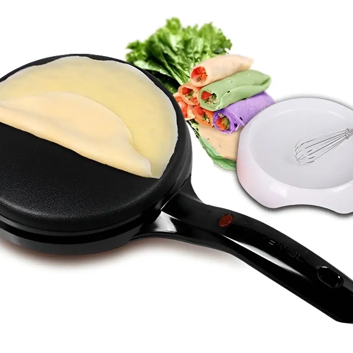GENERICO - Maquina Crepes Panquequera Electrica Antiadherente Crepe