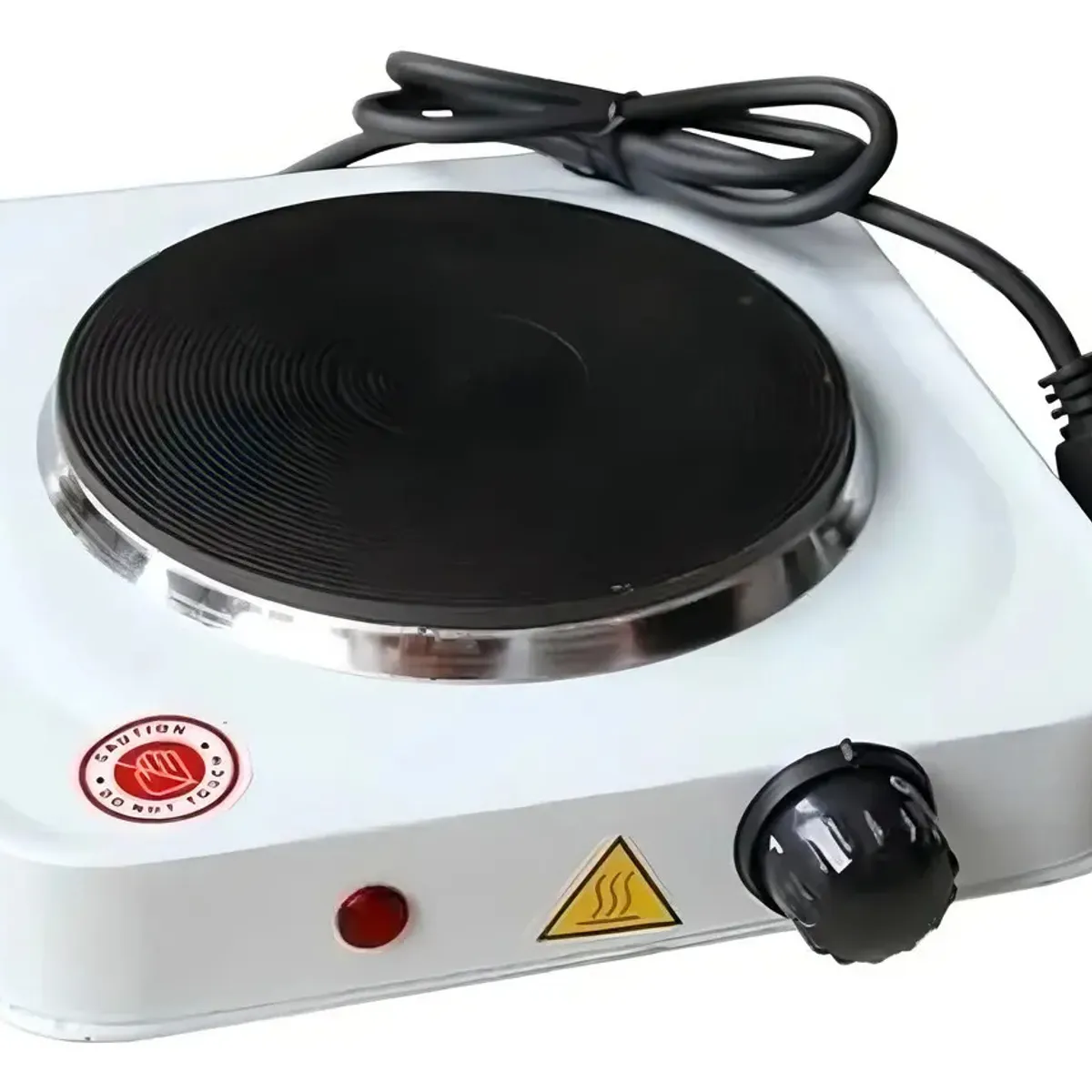 GENERICO - Cocina Cocinilla Eléctrica 1 Plato Encimera De 1000w Color Blanco