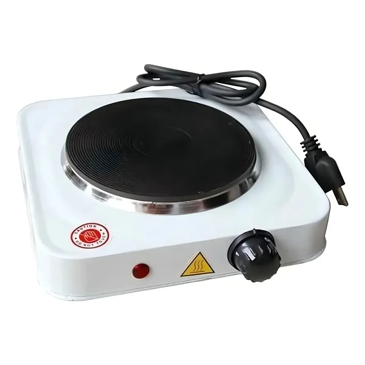 GENERICO - Cocina Cocinilla Eléctrica 1 Plato Encimera De 1000w Color Blanco