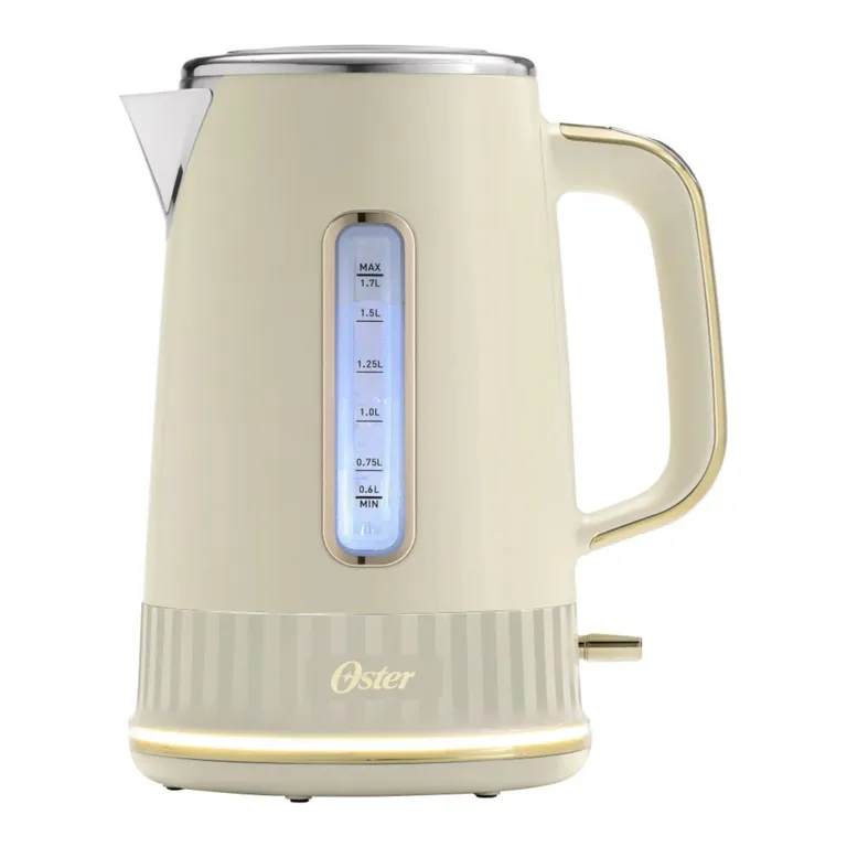 OSTER Hervidor Eléctrico Vintage 1.7lt Retro Beige Base 360°