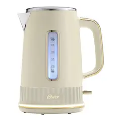 OSTER - Hervidor Eléctrico Vintage 1.7lt Retro Beige Base 360°