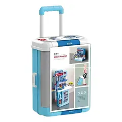 GENERICO - Set de Hospital Móvil 4en1 Estación de Juego Interactiva