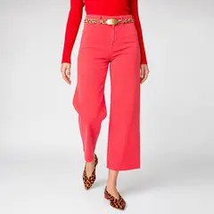 MOMCHIC - Jeans Culotte Fucsia