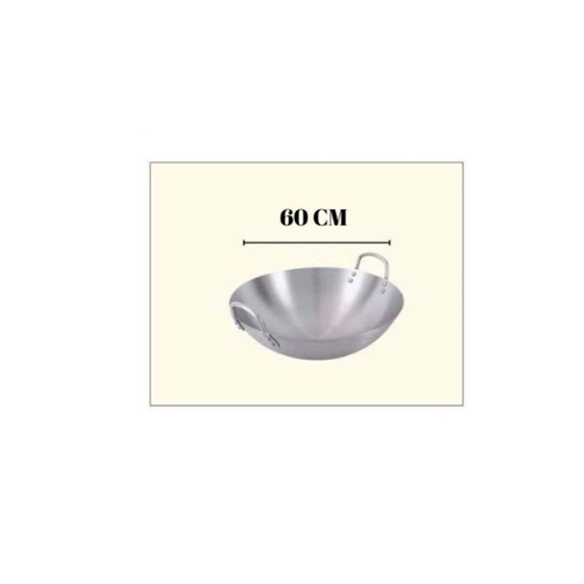 GENERICO - Paila Disco Acero Inoxidable 60 Cm