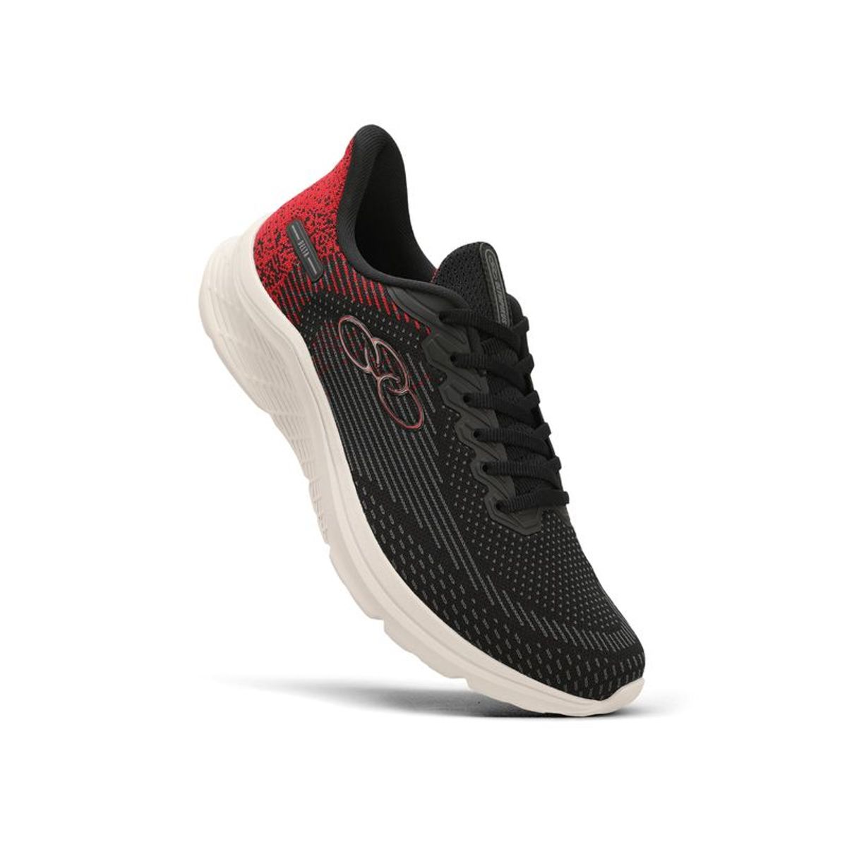 OLYMPIKUS - Zapatilla Hombre Delta Negro/Rojo