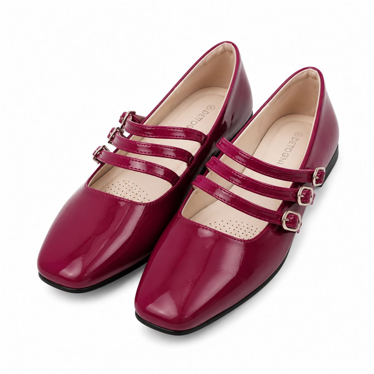 DETOGNI - Zapato Mujer Rojo Jane Detogni