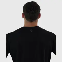 KONKO ACTIVE - Polera Over Size Premium Cotton Frontal Assault Negra Hombre Manga Corta Konko