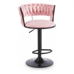 CORI CORI - Taburete Queen Velvet Black Pink