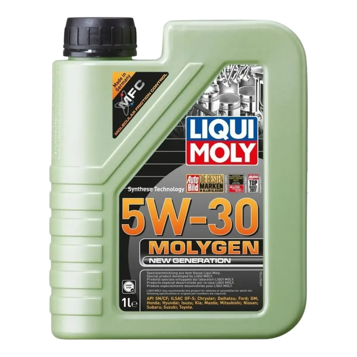 LIQUI MOLY - Aceite Para Motor Liqui Moly Molygen 5w30 New Gen 1 Lt