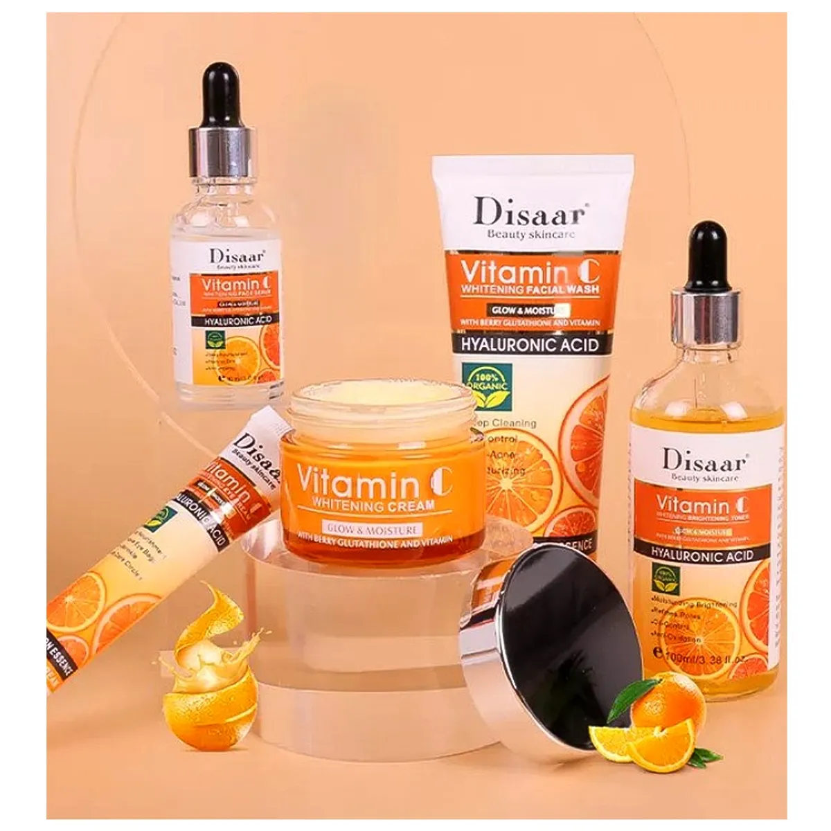 MOVI - Set Facial Vitamina C + Ácido Hialurónico X5  DISAAR