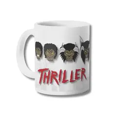 GENERICO - Tazon Michael Jackson Thriller Cartoon Taza Sublimada 325ml