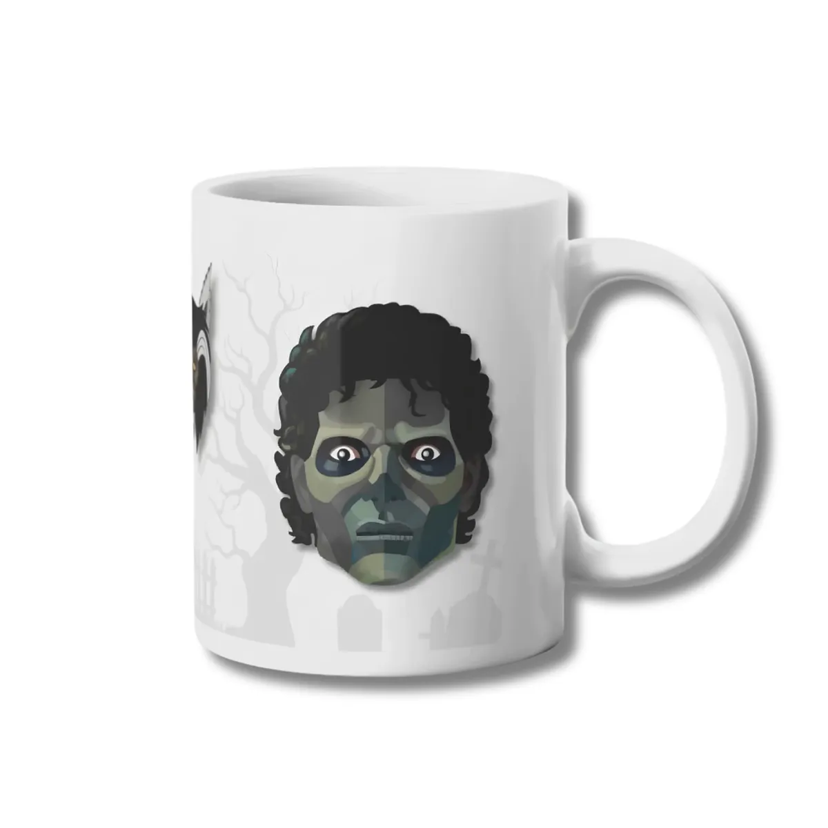 GENERICO - Tazon Michael Jackson Thriller Cartoon Taza Sublimada 325ml