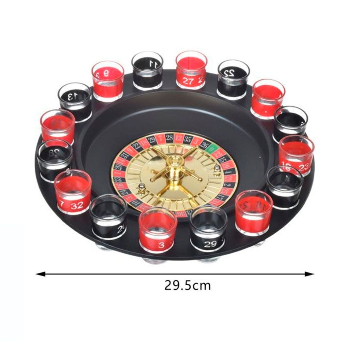 GENERICO - Casino Ruleta De 16 Shots Fiesta Juegos De Beber