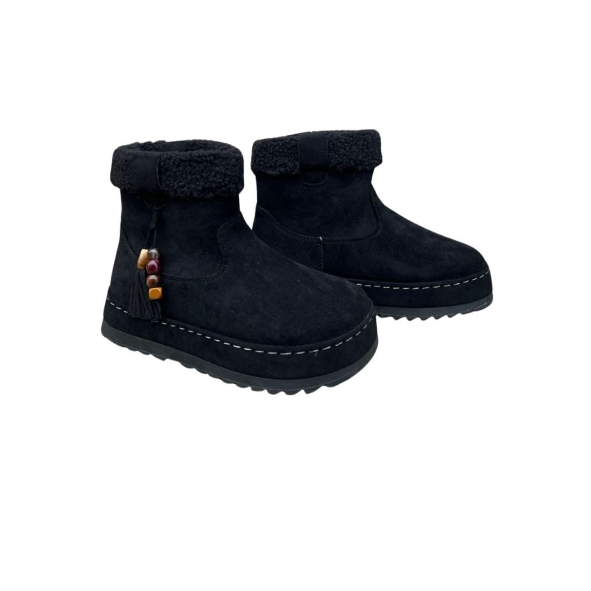 UNIVERSAL - ZAPATOS BOTAS BOTINES, FORRADAS CON CHIPORRO