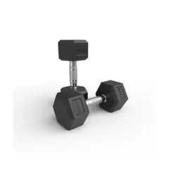 HWM - Par Mancuernas 7.5kg Hexagonales Caucho