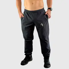 KONKO ACTIVE - Pantalon Jogger Running Pant Zip Grafito Hombre Deportivo Konko
