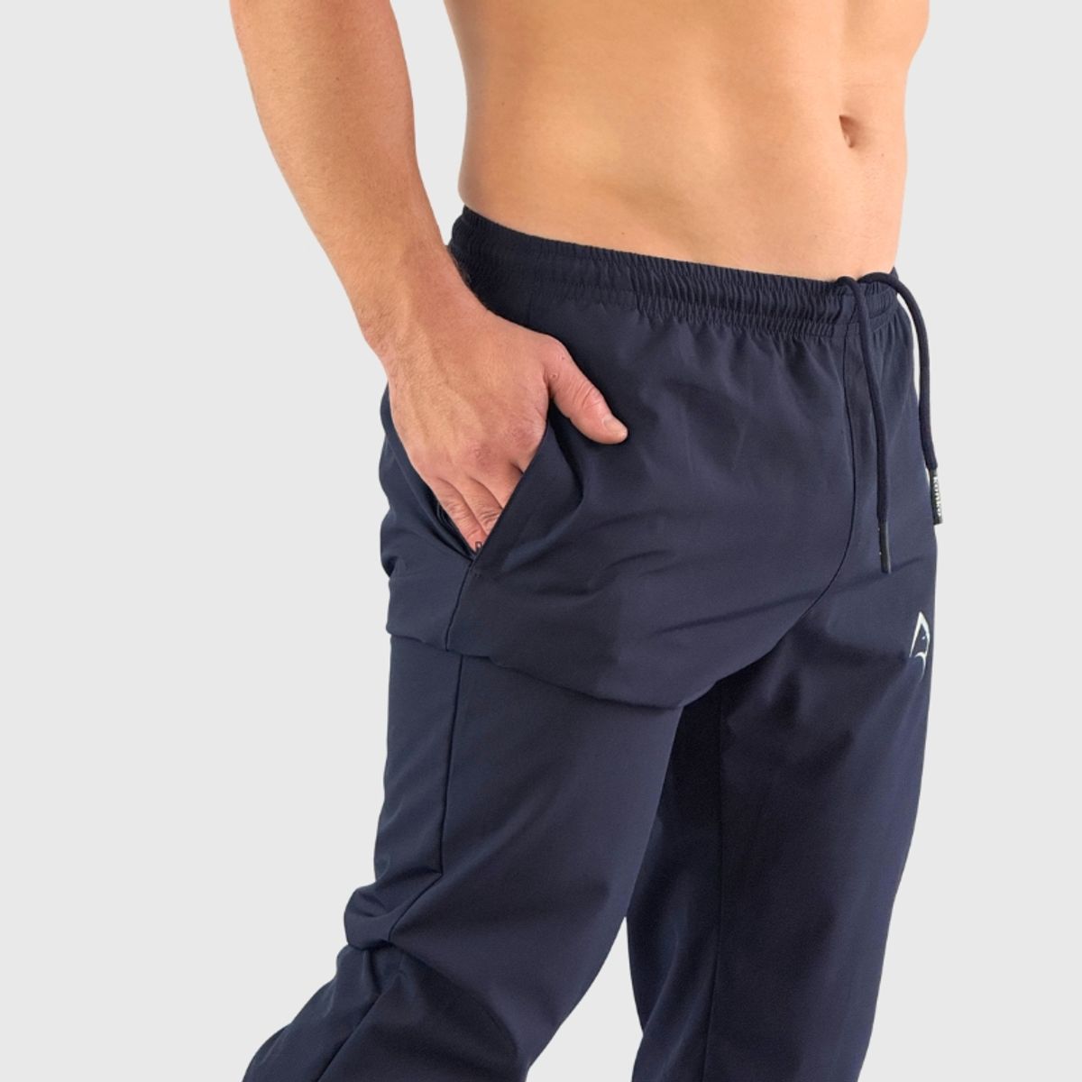 KONKO ACTIVE - Pantalon Jogger Running Pant Zip Azul Marino Hombre Deportivo Konko