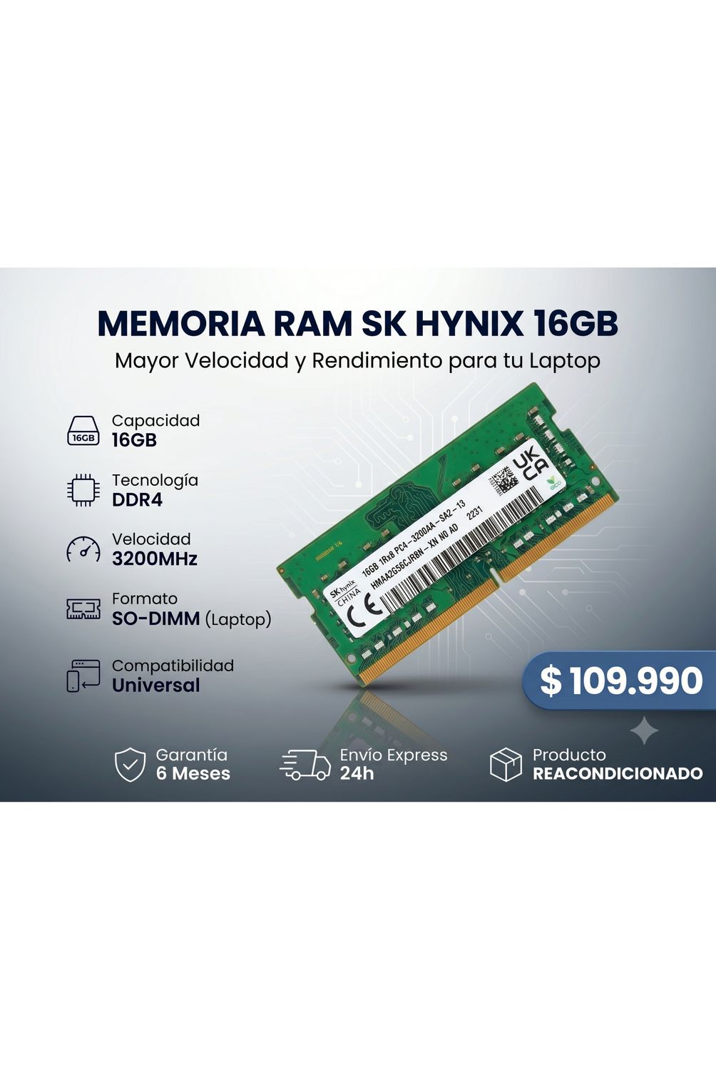 Samsung DDR4 16GB×2 32GBメモリ SK Memoria RAM SK hynix 16GB DDR4 3200MHz SO-DIMM para Laptop