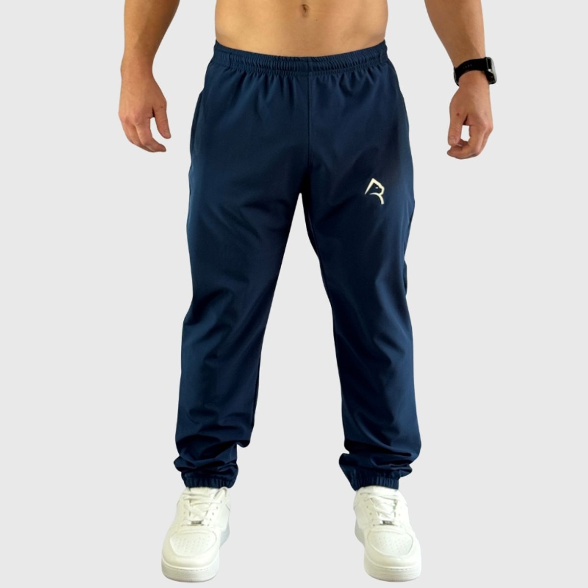 KONKO ACTIVE - Pantalon Jogger Running Pant Zip Azul Hombre Deportivo Konko