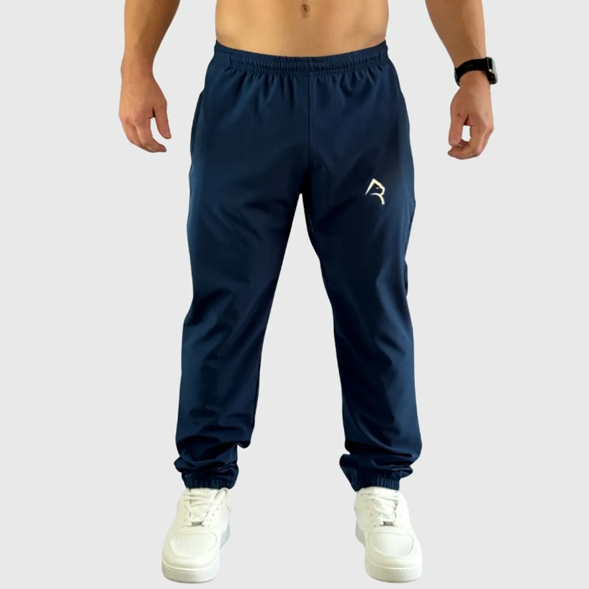 KONKO ACTIVE - Pantalon Jogger Running Pant Zip Azul Hombre Deportivo Konko