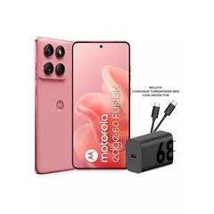 MOTOROLA - Smartphone Edge 60 Fusion Rosa 256GB 8GB RAM 5G 6.7”