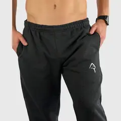 KONKO ACTIVE - Pantalon Buzo Jogger Relax Cotton Grafito Hombre Algodón Deportivo Konko
