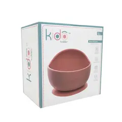 GENERICO - BOWL SILICONA VENTOSA KIDO ROSADO