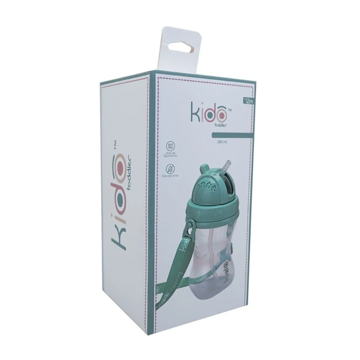 GENERICO - BOTELLA 280ML KIDO CELESTE