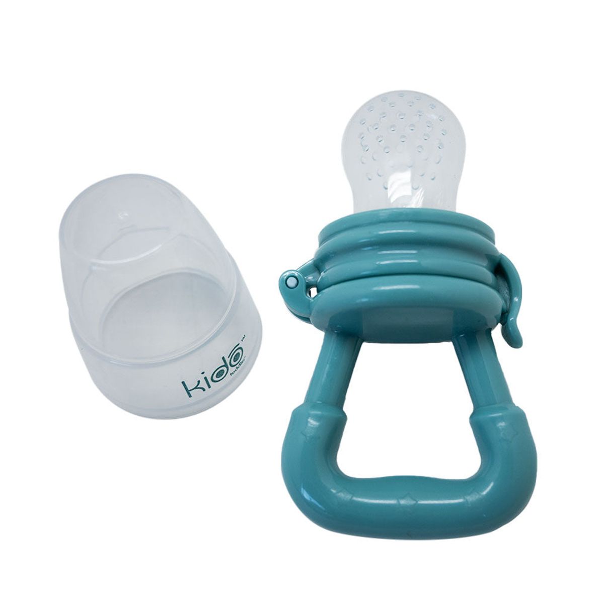KIDO - CHUPETE ALIMENTADOR DE SILICONA AZUL TODDLER KIDO