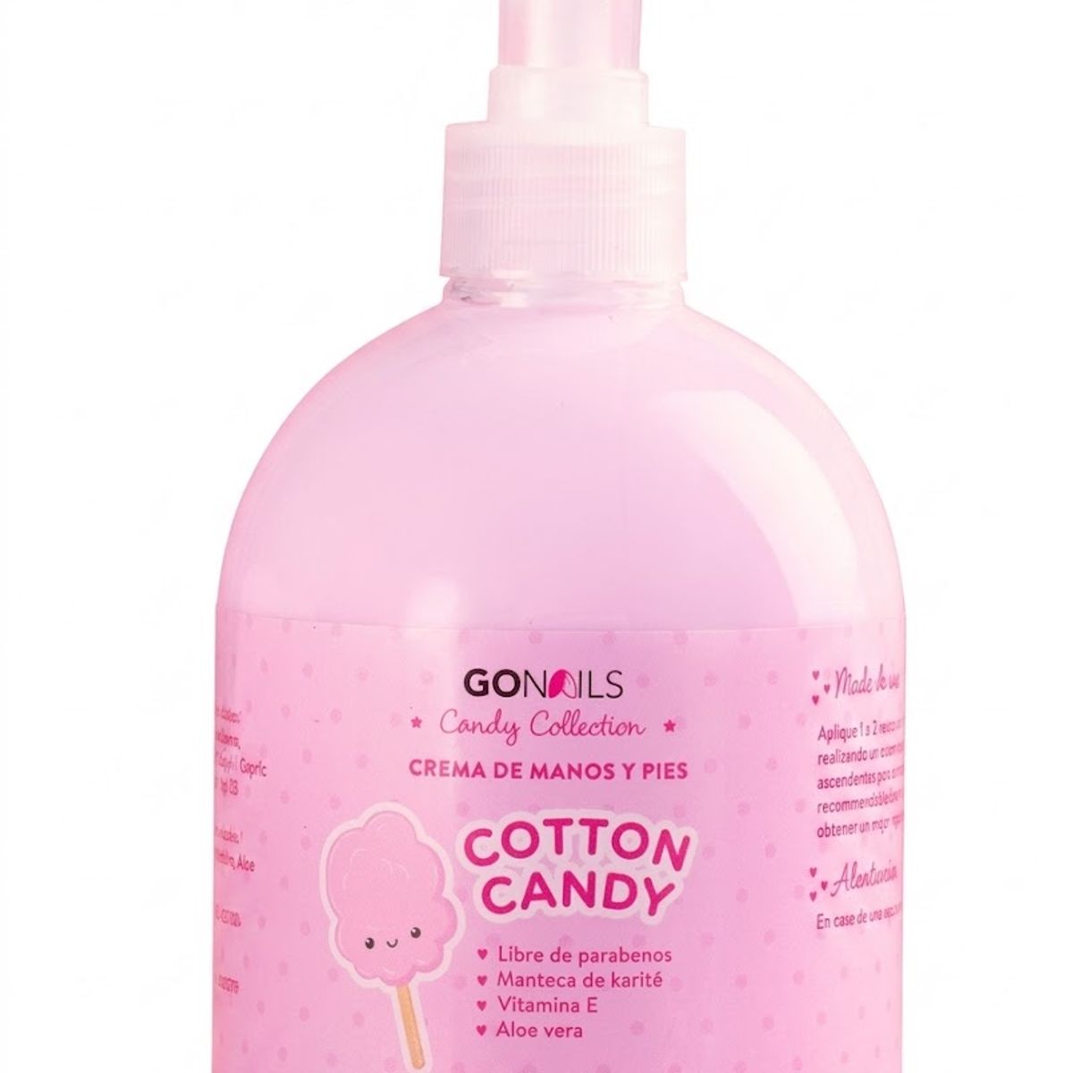 GO NAILS - Crema de Manos y Pies Cotton Candy