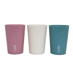 GENERICO - SET 3 VASOS PP 250ML KIDO