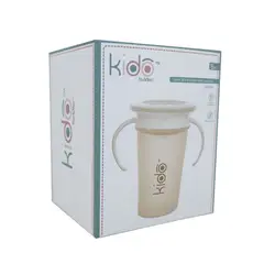 GENERICO - VASO ANTIDERRAME 280ML CON ASAS KIDO AMARILLO