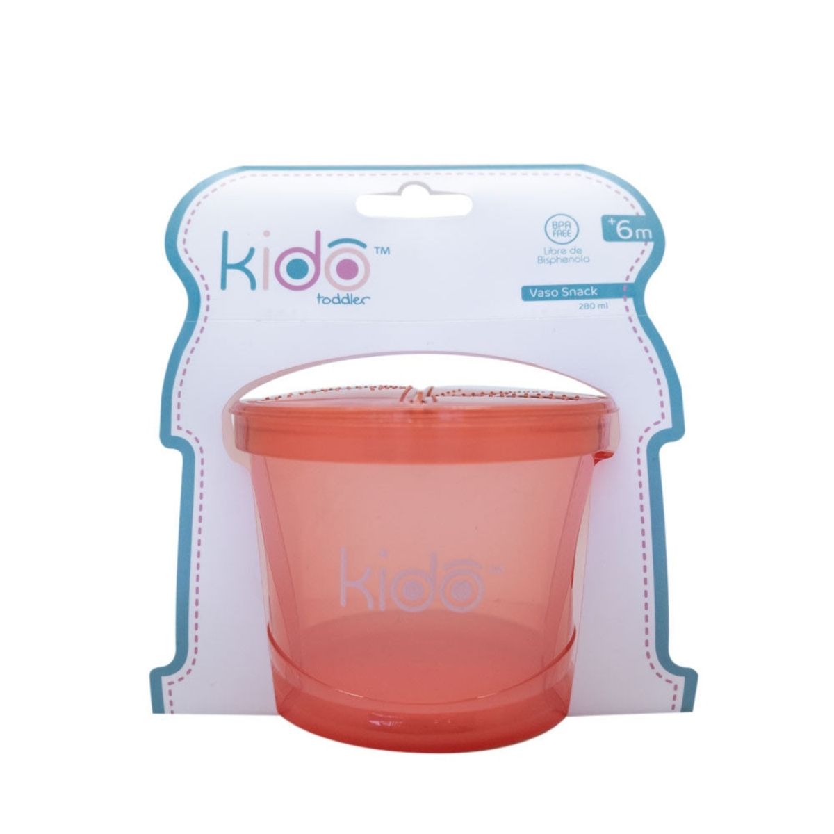 GENERICO - VASO SNACK KIDO ROSADO