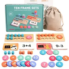PANGUI TOYS - Juego de Aprendizaje de Matemáticas en Base 10 – Método Concreto para Niños