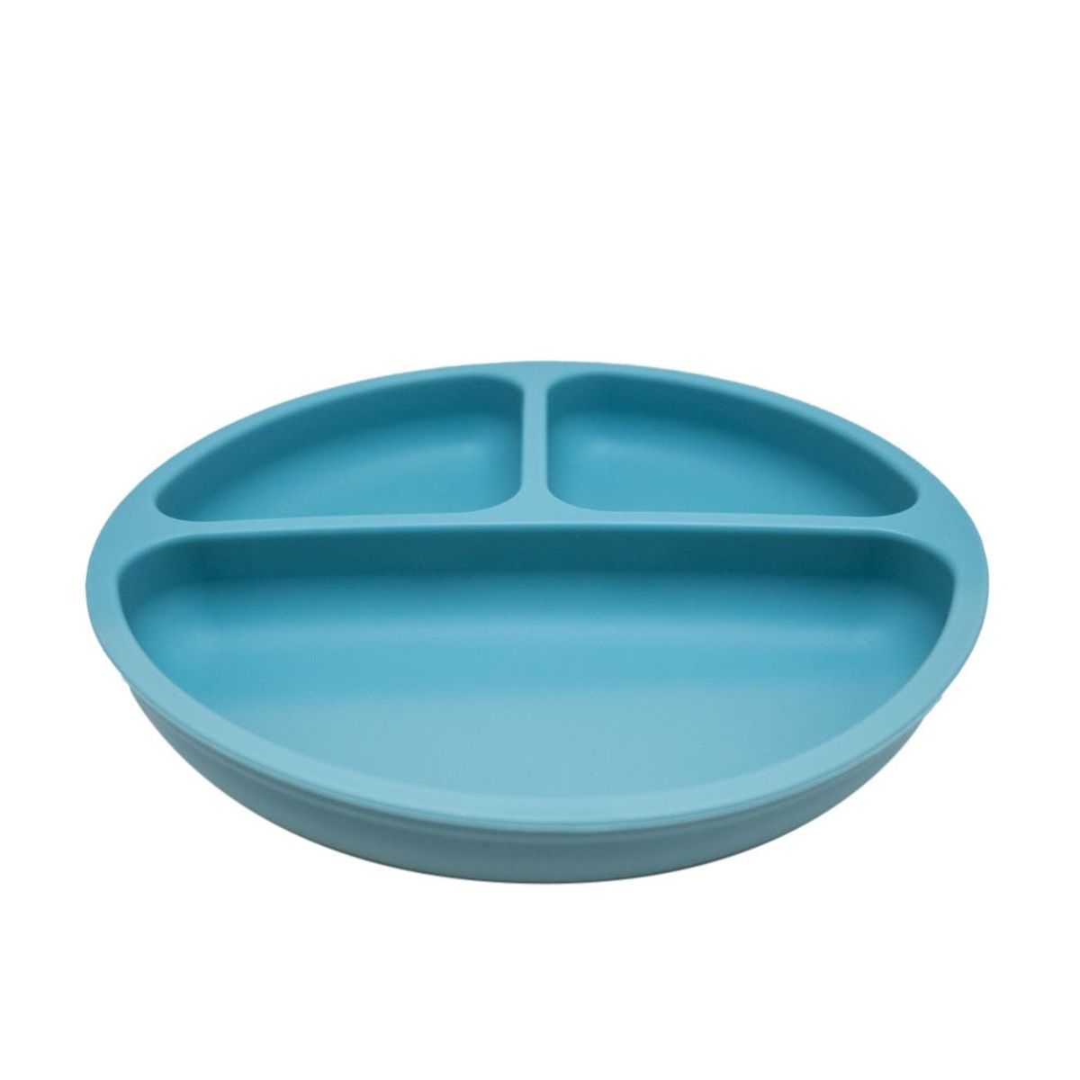 GENERICO - PLATO SILICONA VENTOSA KIDO CELESTE