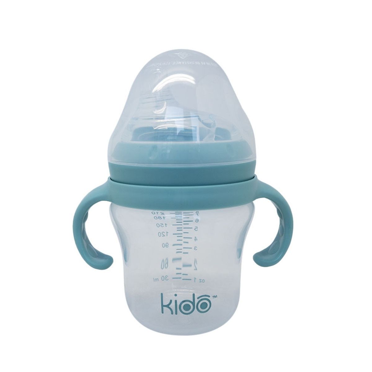 GENERICO - VASO ANTIDERRAME CON ASAS KIDO CELESTE
