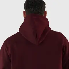 KONKO ACTIVE - Poleron Canguro Relax Cotton Con Gorro Burdeo Hombre Konko