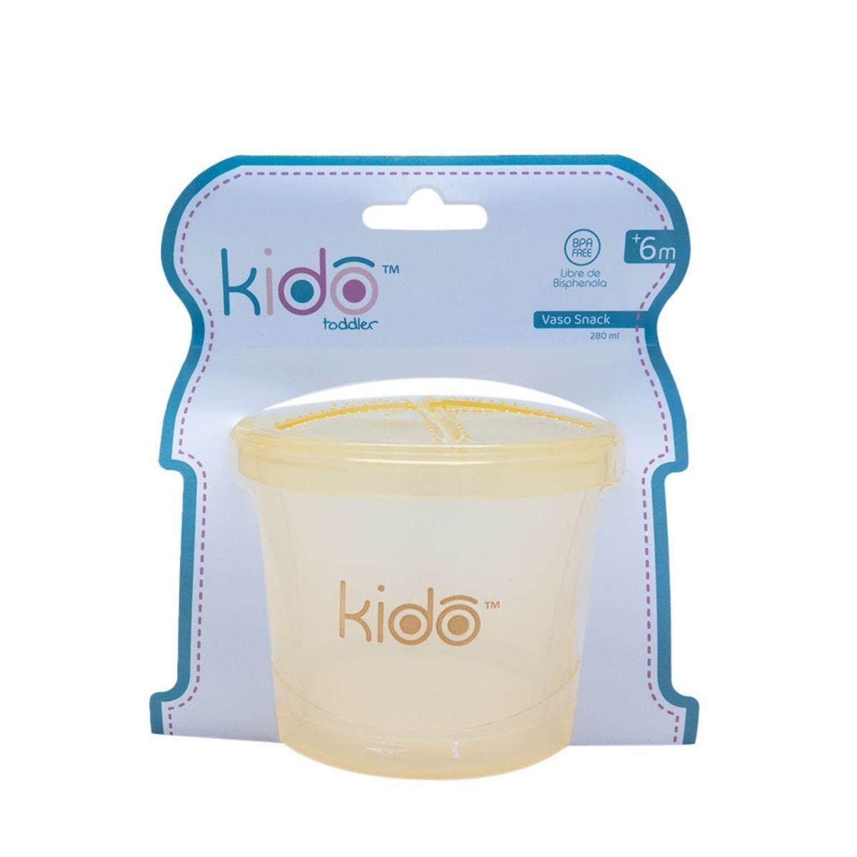 GENERICO - VASO SNACK KIDO AMARILLO