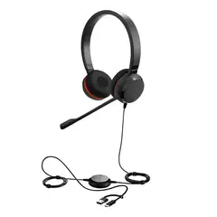 GENERICO - Diadema Stereo Ms Usb Tipo C Con Microfono Negro