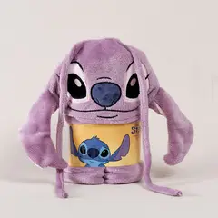 MASHINI - MANTA CAPUCHA INFANTIL 3D 70X150 CM STITCH ANGEL