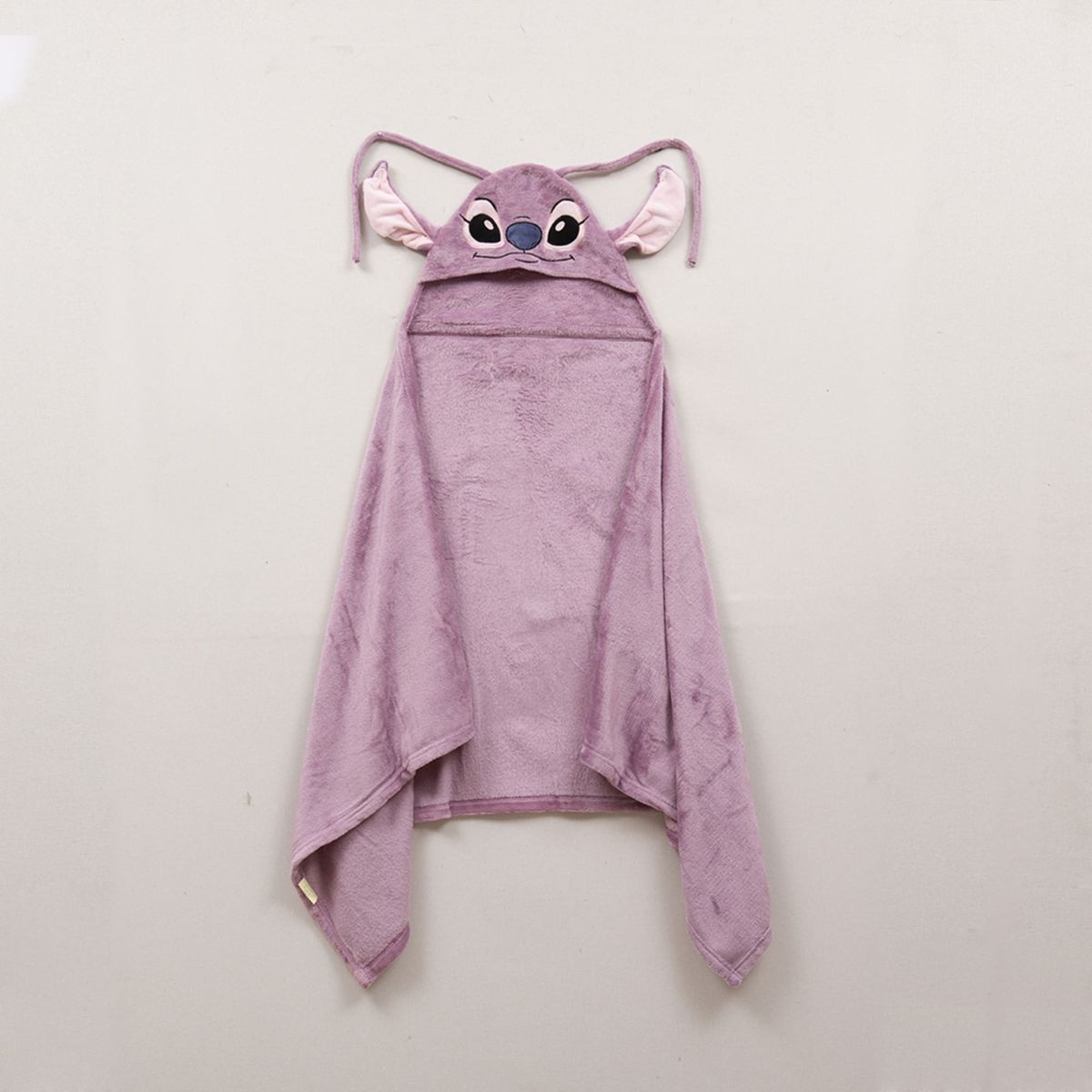 MASHINI - MANTA CAPUCHA INFANTIL 3D 70X150 CM STITCH ANGEL
