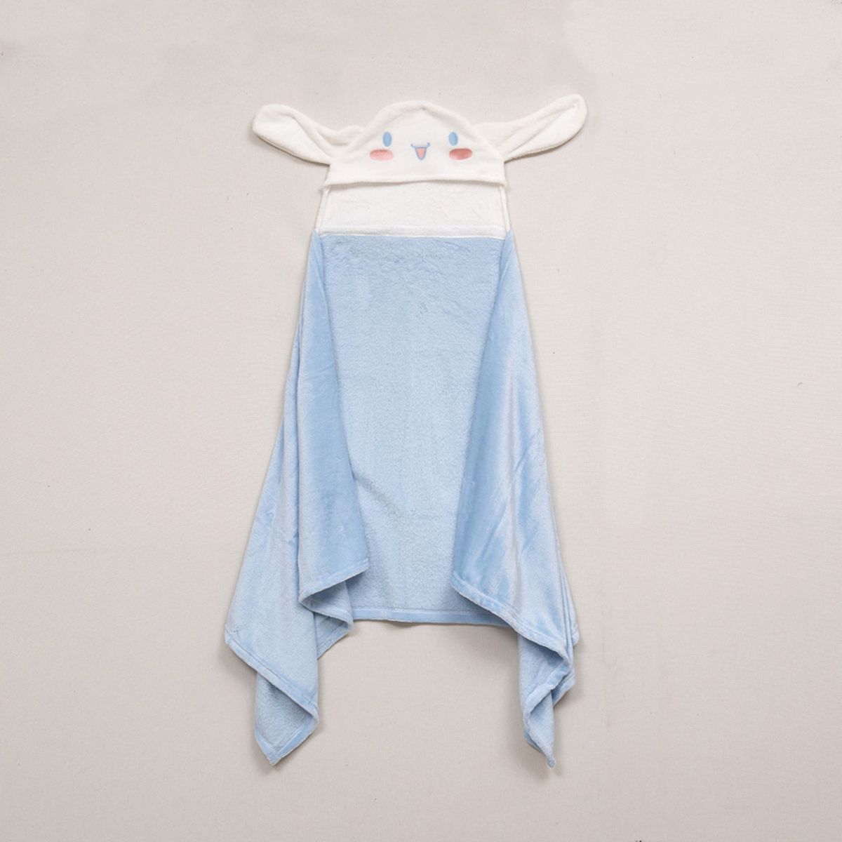 MASHINI - MANTA CAPUCHA INFANTIL 3D 70X150 CM CINNAMOROLL