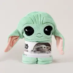MASHINI - MANTA CAPUCHA INFANTIL 3D 70X150 CM BABY YODA STAR WARS