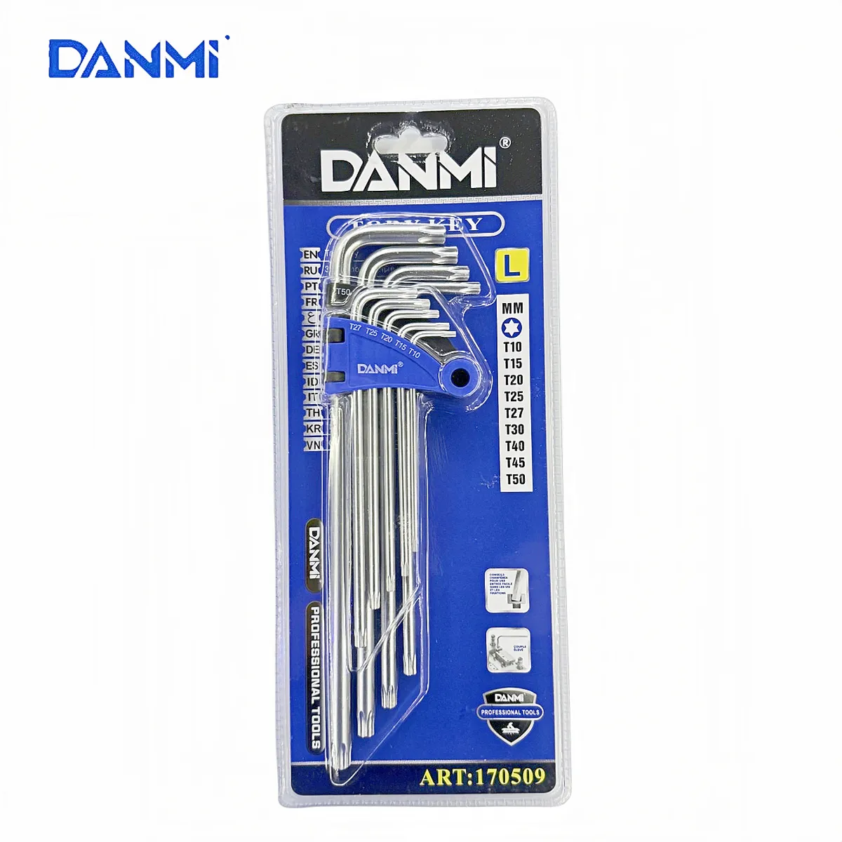 DANMI - Juego Llaves Torx 9 Piezas . L .  Uso Profesional Danmi