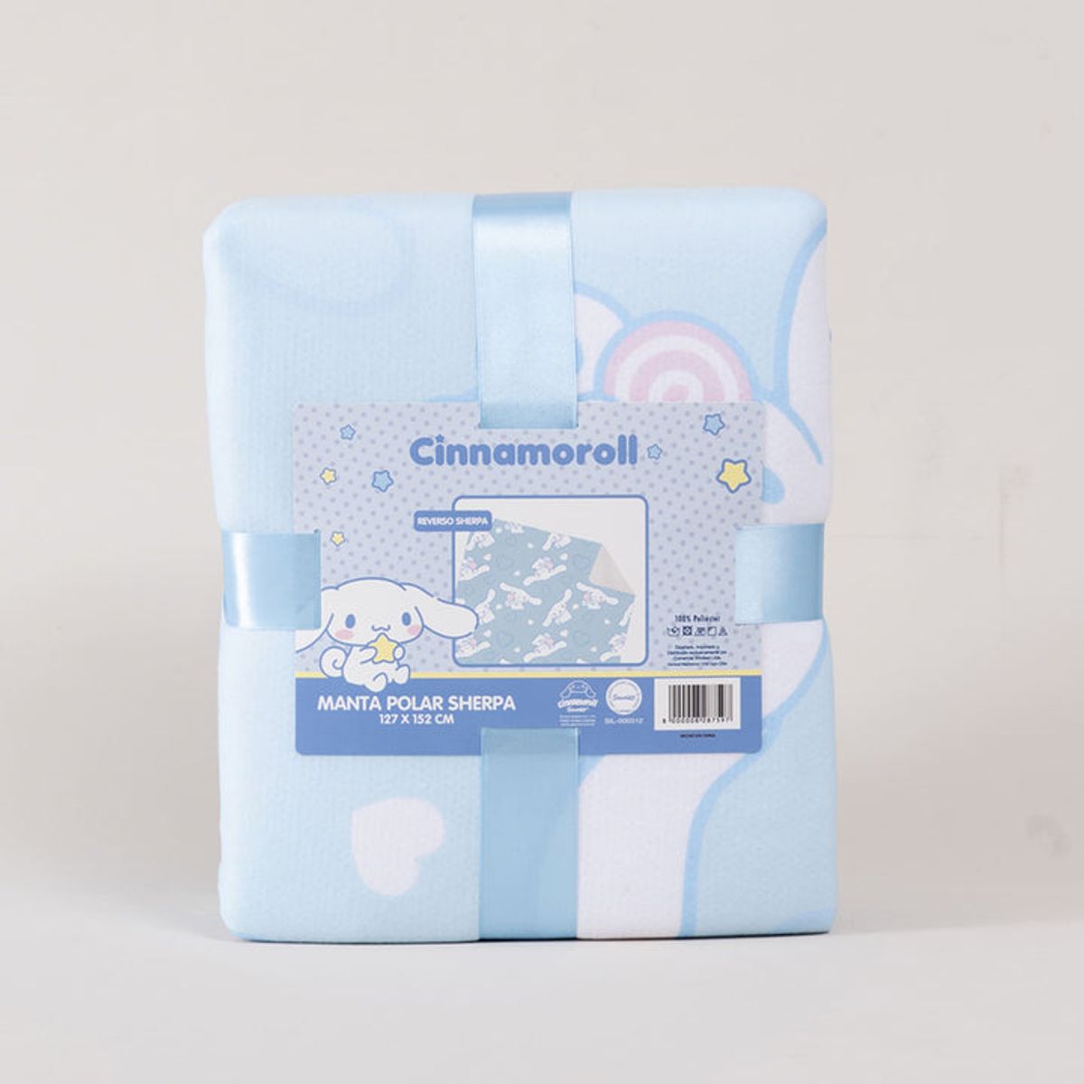 MASHINI - MANTA POLAR SHERPA INFANTIL 127X152 CM CINNAMOROLL
