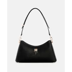 GUESS - Cartera Patsie Shoulder Bag Negro